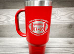Karma is the Guy on the Chiefs- 40oz. Red Tumbler