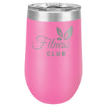 Pink Personalized Wine Tumbler