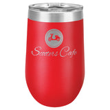 Red Personalized Wine Tumbler