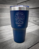Police Badge Tumbler- Salute our Heroes