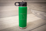 20oz. Green Water Bottle- Masters Design- Steurer & Jacoby