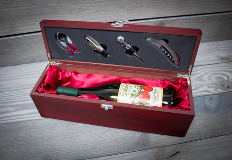 Rosewood Wine Gift Box- Firebird Group, Inc.